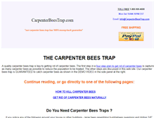 Tablet Screenshot of carpenterbeestrap.com